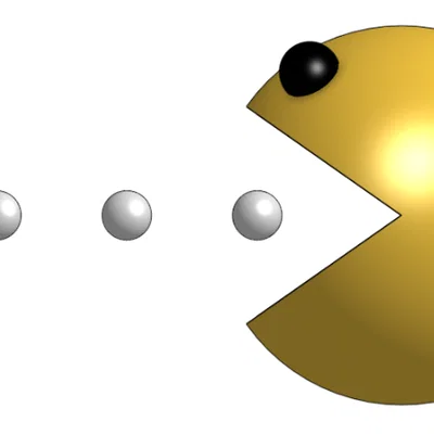 Mô hình 3D Pac-Man cổ điển trang trí bàn làm việc cực đẹp