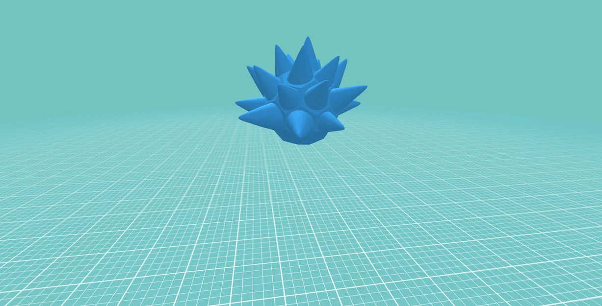 Quả Cầu Gai Giảm Căng Thẳng (Spiky Stress-Relief Ball) In 3D - Image 1