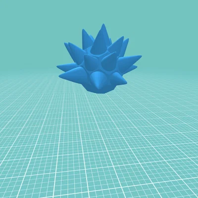 Quả Cầu Gai Giảm Căng Thẳng (Spiky Stress-Relief Ball) In 3D