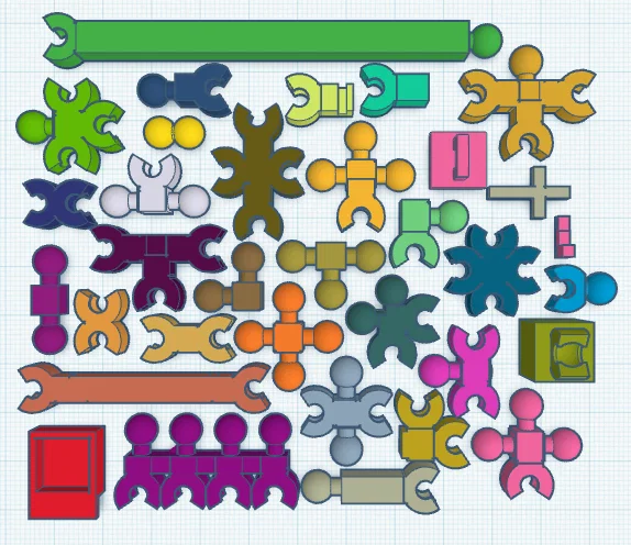 Bộ Mô Hình Tự Lắp Ghép Make Your Own Figure Set V-1.0! - Image 1