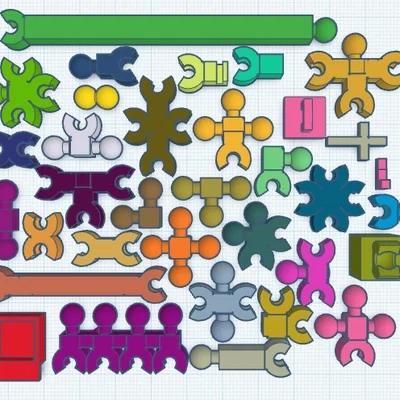 Bộ Mô Hình Tự Lắp Ghép Make Your Own Figure Set V-1.0!