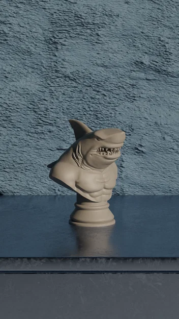 Tượng Bán Thân King Shark - Mô Hình Nhân Vật DC Comics - Image 2