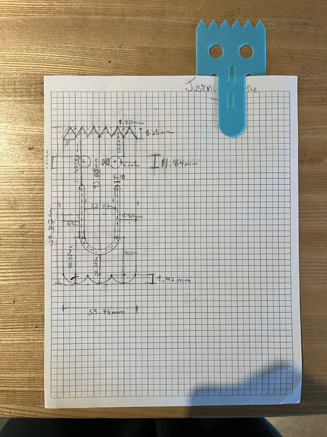 Kẹp giấy 3D JL Ghost Clip - Giải pháp sắp xếp tài liệu gọn gàng - Image 1