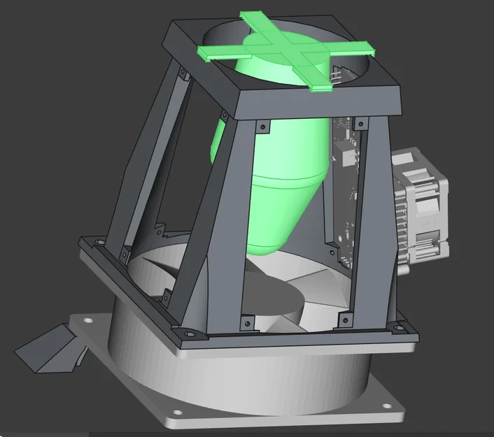 Tháp tản nhiệt Bitaxe Gamma Quad cho quạt 120mm - Image 2
