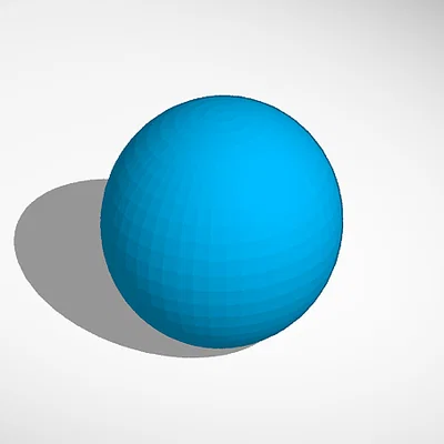 Bộ mô hình gậy và bóng golf 3D thiết kế tối giản