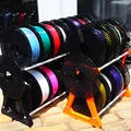 Giá đỡ cuộn nhựa in 3D tận dụng từ cuộn Prusament - Thumbnail 1