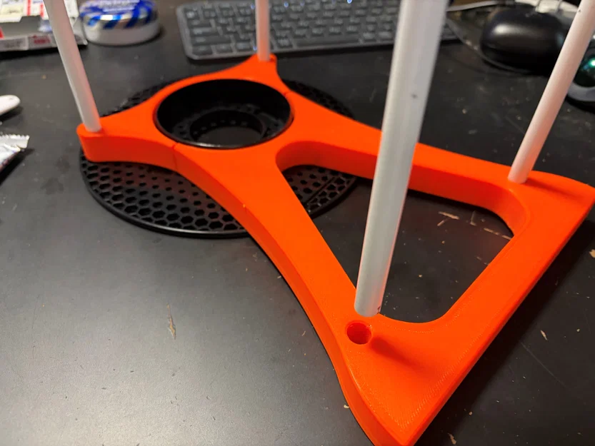 Giá đỡ cuộn nhựa in 3D tận dụng từ cuộn Prusament - Image 4