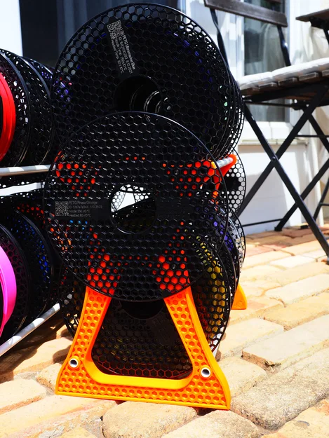 Giá đỡ cuộn nhựa in 3D tận dụng từ cuộn Prusament - Image 5