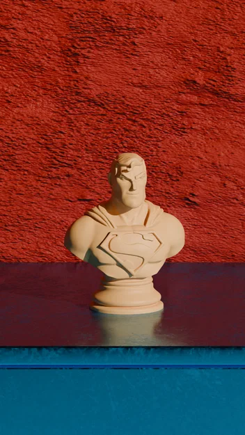 Tượng bán thân Superman - Mô hình DC Comics - Image 2