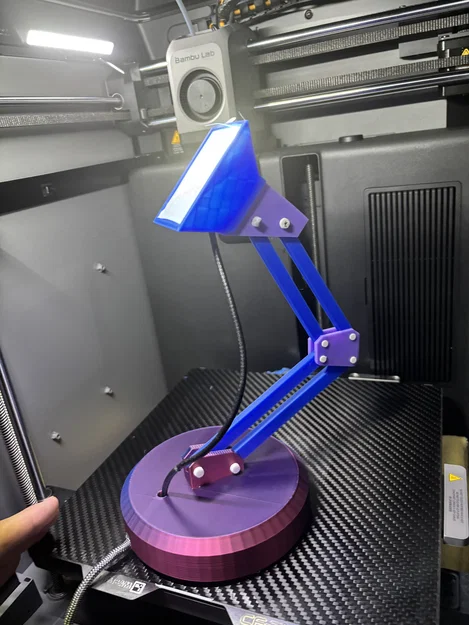 Đèn bàn in 3D hoàn toàn (Fully Printed Lamp) - Image 4