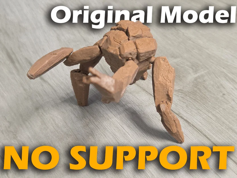 Mô hình nhân vật Rocky từ Project Hail Mary tối ưu cho máy in FDM - Image 1