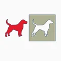 Khuôn vẽ hình chú chó (DOG stencil) đa năng cho người yêu nghệ thuật - Thumbnail 1