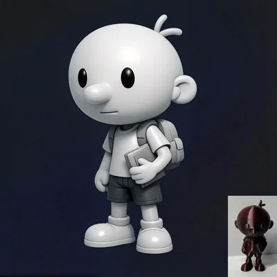 Mô hình Greg Heffley (Nhật Ký Chú Bé Nhút Nhát)