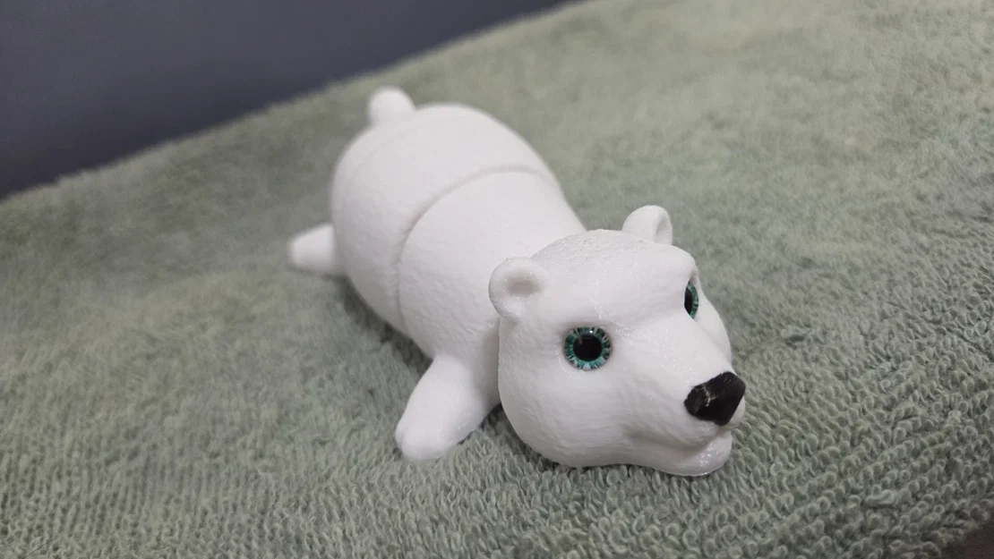 Gấu Bắc Cực Khớp Nối - Tương thích mắt thủy tinh 6mm + 8mm - Image 2