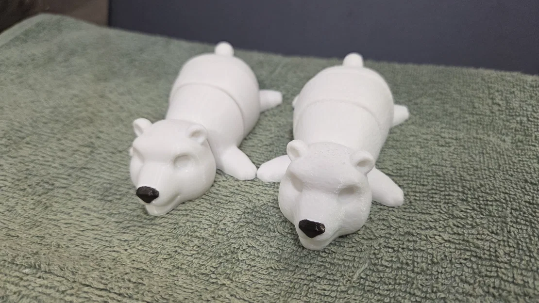 Gấu Bắc Cực Khớp Nối - Tương thích mắt thủy tinh 6mm + 8mm - Image 5