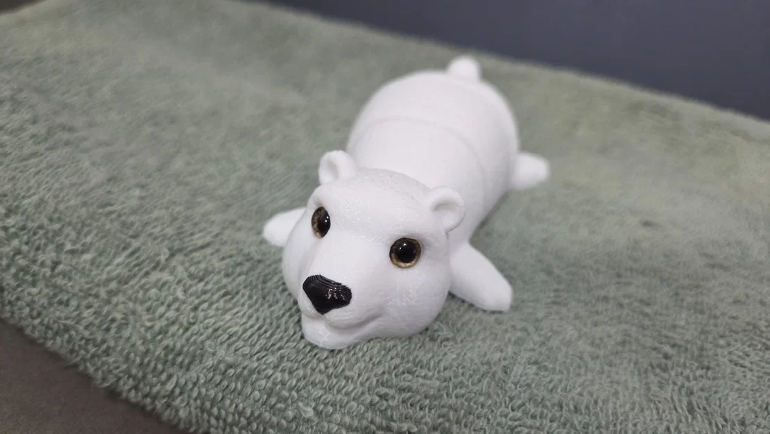 Gấu Bắc Cực Khớp Nối - Tương thích mắt thủy tinh 6mm + 8mm - Image 7