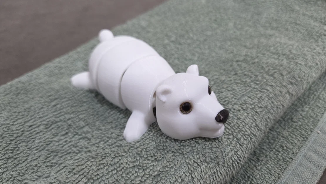 Gấu Bắc Cực Khớp Nối - Tương thích mắt thủy tinh 6mm + 8mm - Image 9