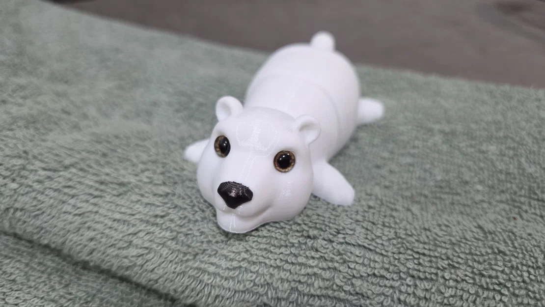 Gấu Bắc Cực Khớp Nối - Tương thích mắt thủy tinh 6mm + 8mm - Image 10