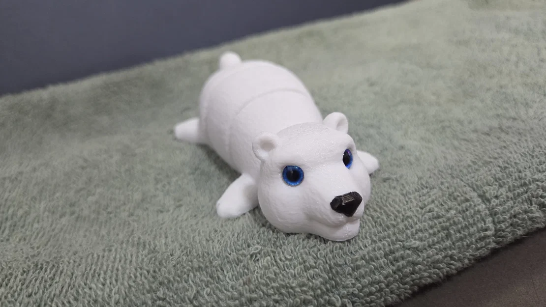 Gấu Bắc Cực Khớp Nối - Tương thích mắt thủy tinh 6mm + 8mm - Image 11