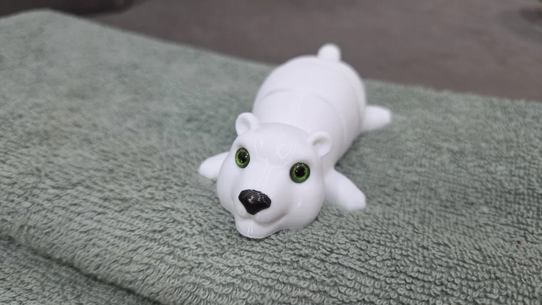 Gấu Bắc Cực Khớp Nối - Tương thích mắt thủy tinh 6mm + 8mm - Image 12