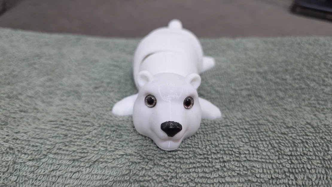 Gấu Bắc Cực Khớp Nối - Tương thích mắt thủy tinh 6mm + 8mm - Image 14