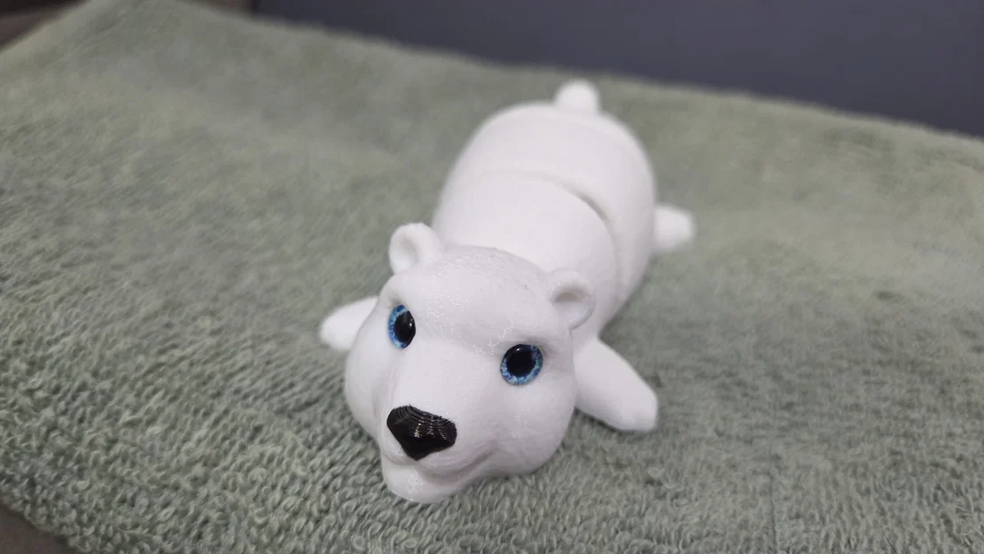 Gấu Bắc Cực Khớp Nối - Tương thích mắt thủy tinh 6mm + 8mm - Image 15