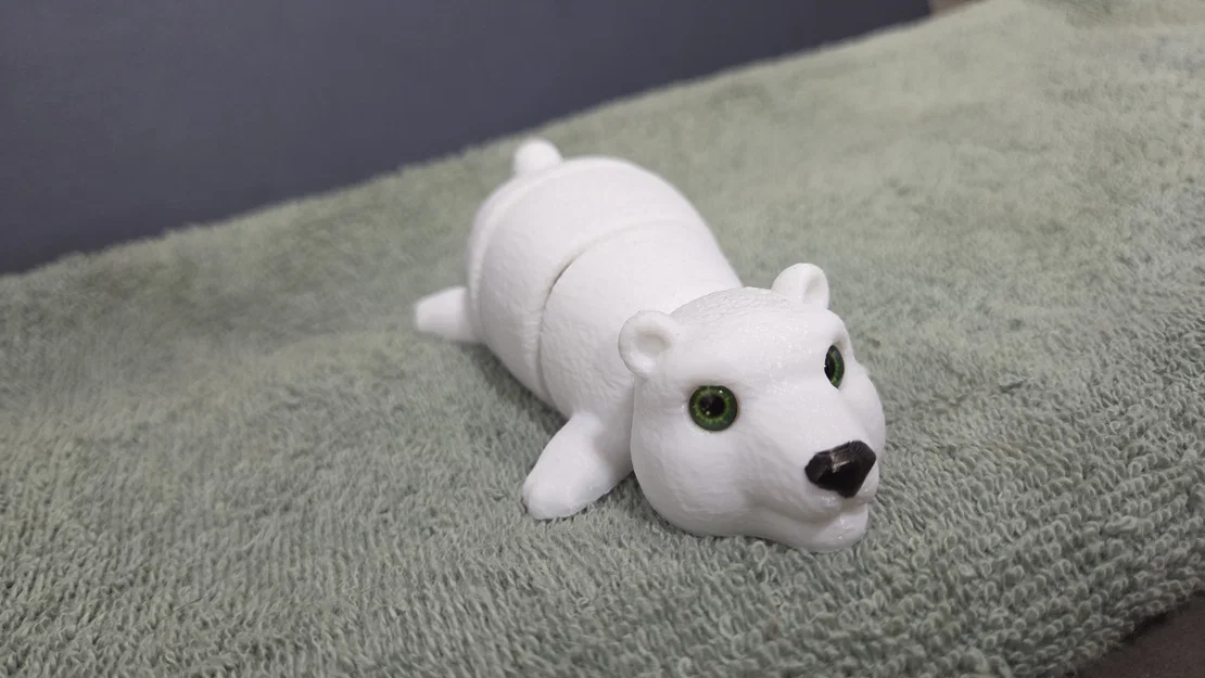 Gấu Bắc Cực Khớp Nối - Tương thích mắt thủy tinh 6mm + 8mm - Image 16