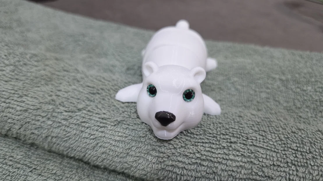 Gấu Bắc Cực Khớp Nối - Tương thích mắt thủy tinh 6mm + 8mm - Image 17