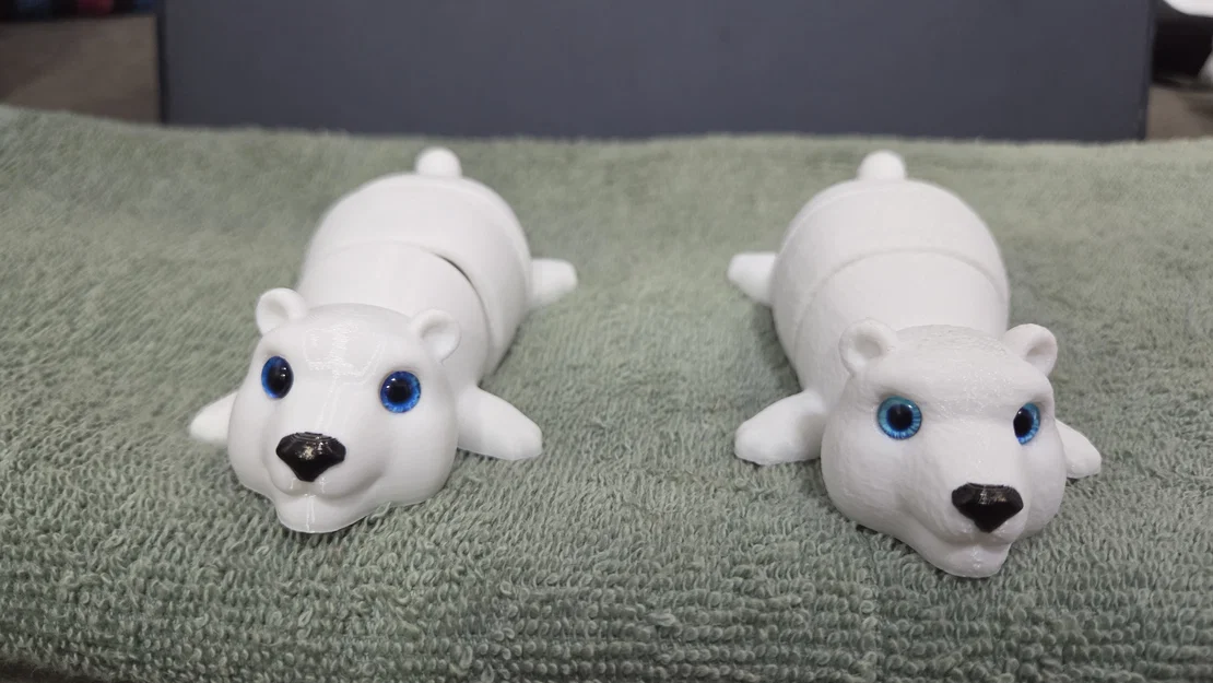 Gấu Bắc Cực Khớp Nối - Tương thích mắt thủy tinh 6mm + 8mm - Image 18