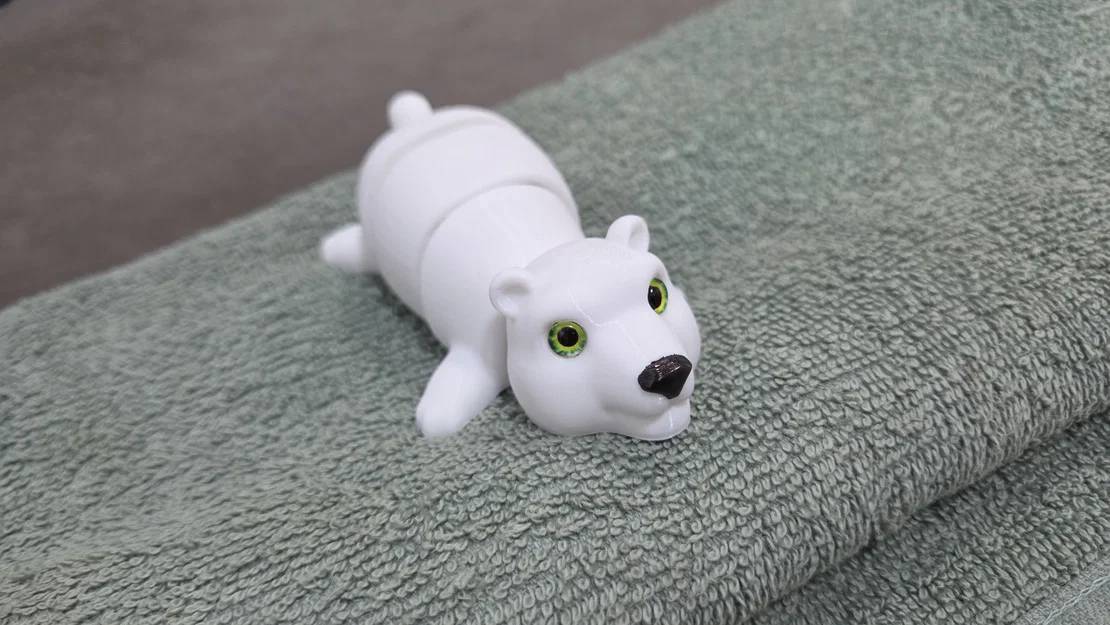 Gấu Bắc Cực Khớp Nối - Tương thích mắt thủy tinh 6mm + 8mm - Image 22