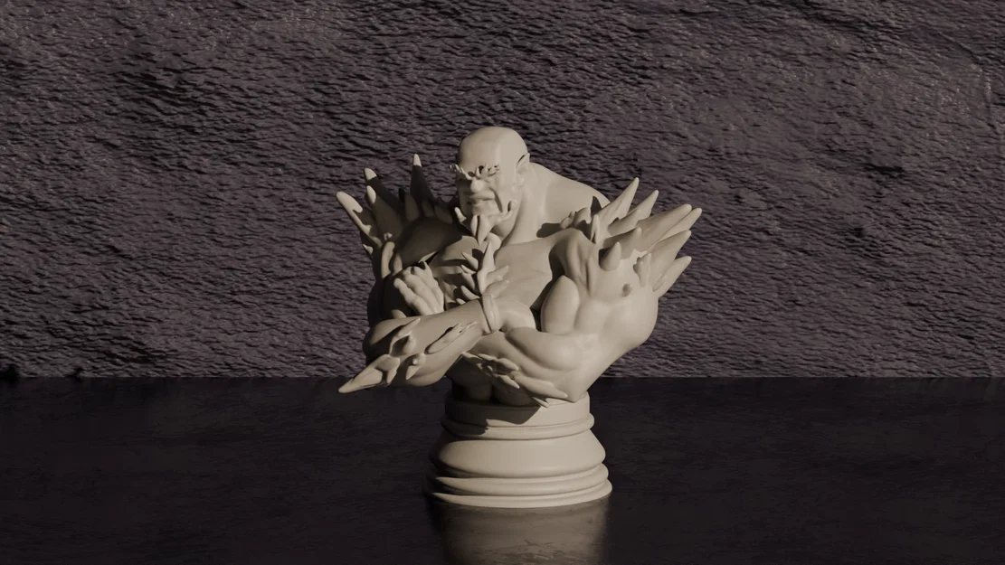 Tượng bán thân Doomsday - Mô hình nhân vật DC Comics - Image 1