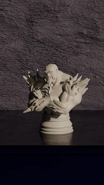 Tượng bán thân Doomsday - Mô hình nhân vật DC Comics - Image 2