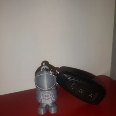 Móc khóa phi hành gia 3D - Mẫu thiết kế cực đẹp và dễ in