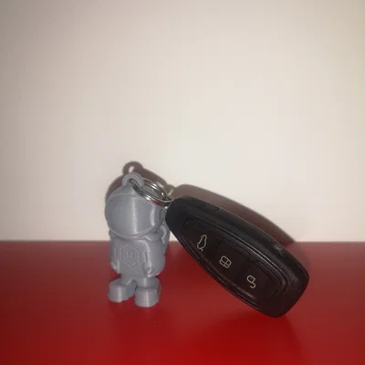 Móc khóa phi hành gia 3D - Mẫu thiết kế cực đẹp và dễ in