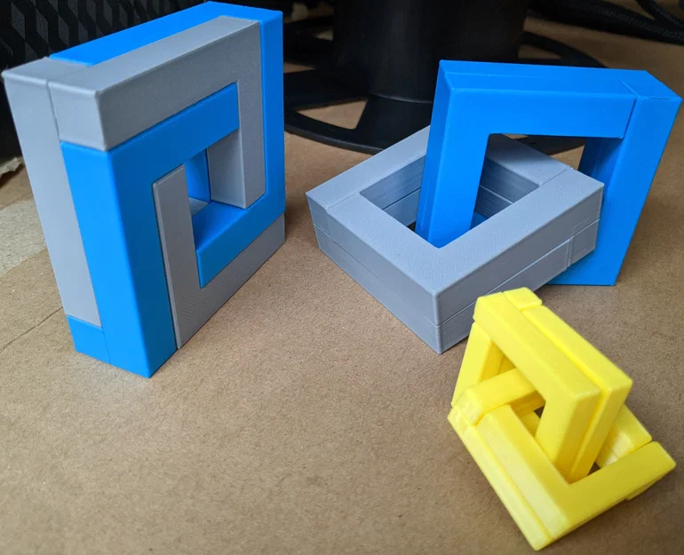 Quartet Puzzle (dễ in, không cần support) - Image 1