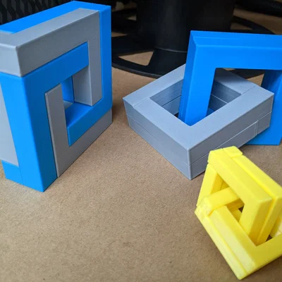 Quartet Puzzle (dễ in, không cần support)