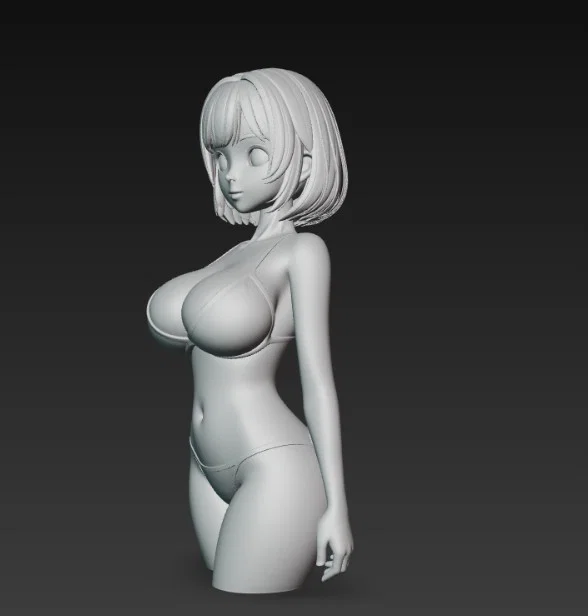 Mô hình Anime nữ bán thân cực kỳ chi tiết cho người yêu in 3D - Image 2