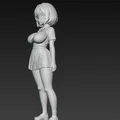 Mô hình nữ sinh Anime dễ thương để in 3D trang trí - Thumbnail 2