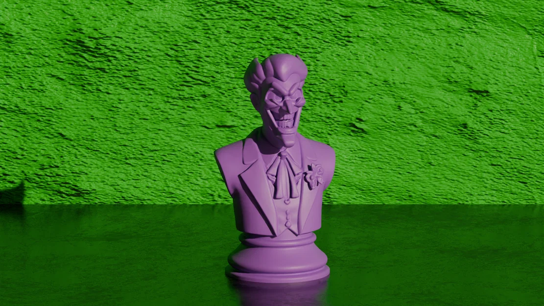 Tượng bán thân Joker - Mô hình nhân vật DC Comics - Image 1