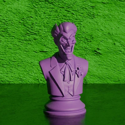 Tượng bán thân Joker - Mô hình nhân vật DC Comics