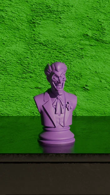 Tượng bán thân Joker - Mô hình nhân vật DC Comics - Image 2