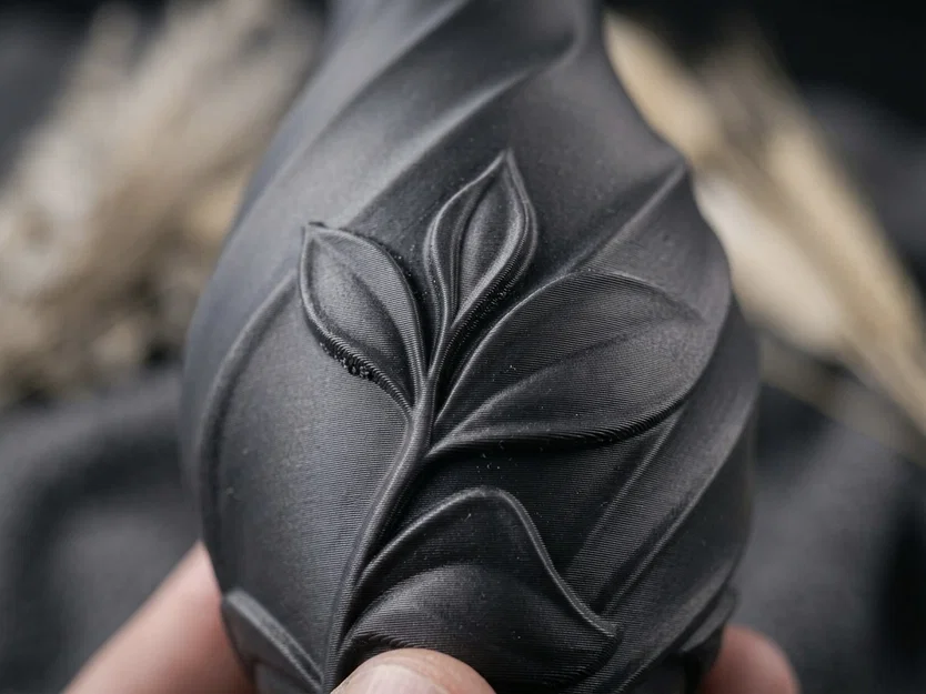 Bình hoa 3D Eclipse Bloom Vase - Thiết kế họa tiết lá tinh xảo - Image 3