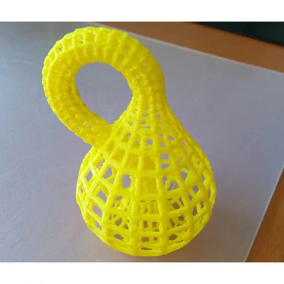 Bình Klein Dạng Khung Wireframe