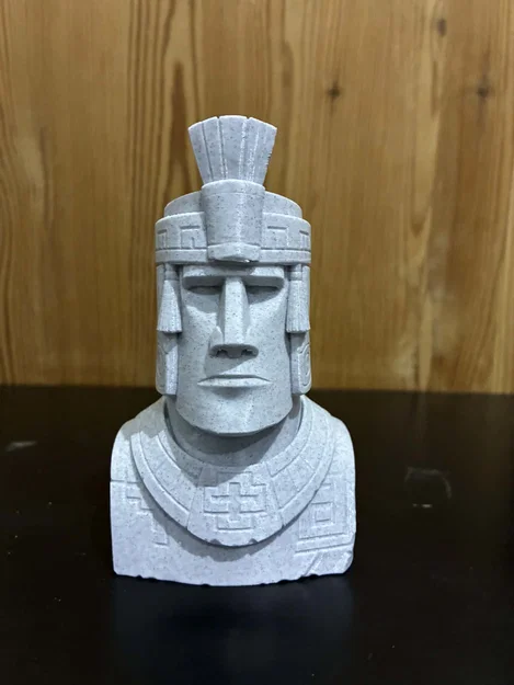 Inti Moai - Tượng Bán Thân Inca - Image 2