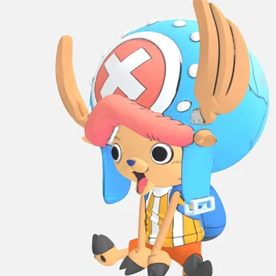 Mô hình 3D Tony Tony Chopper (One Piece) dễ thương để in 3D