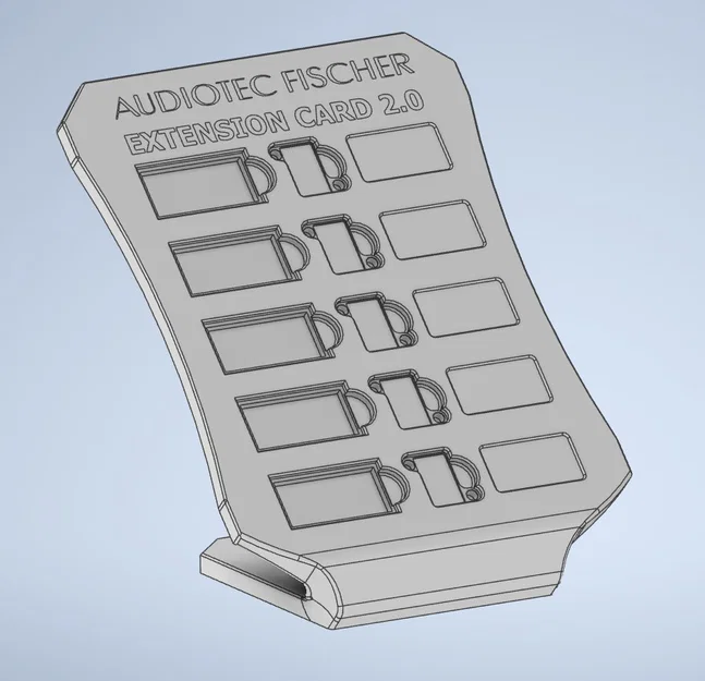 Giá đỡ trưng bày Audiotec Fischer Extension Card 2.0 tinh tế - Image 1