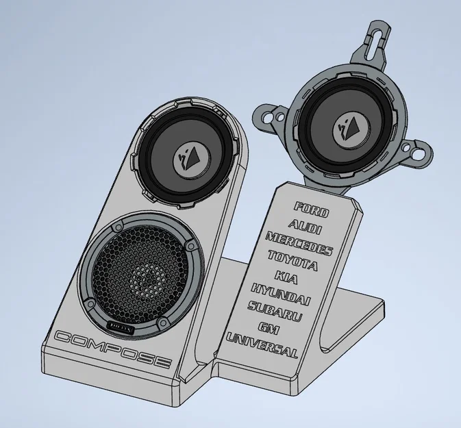 Giá đỡ loa HELIX COMPOSE Ci5 M50FM-S3 trưng bày chuyên nghiệp - Image 1