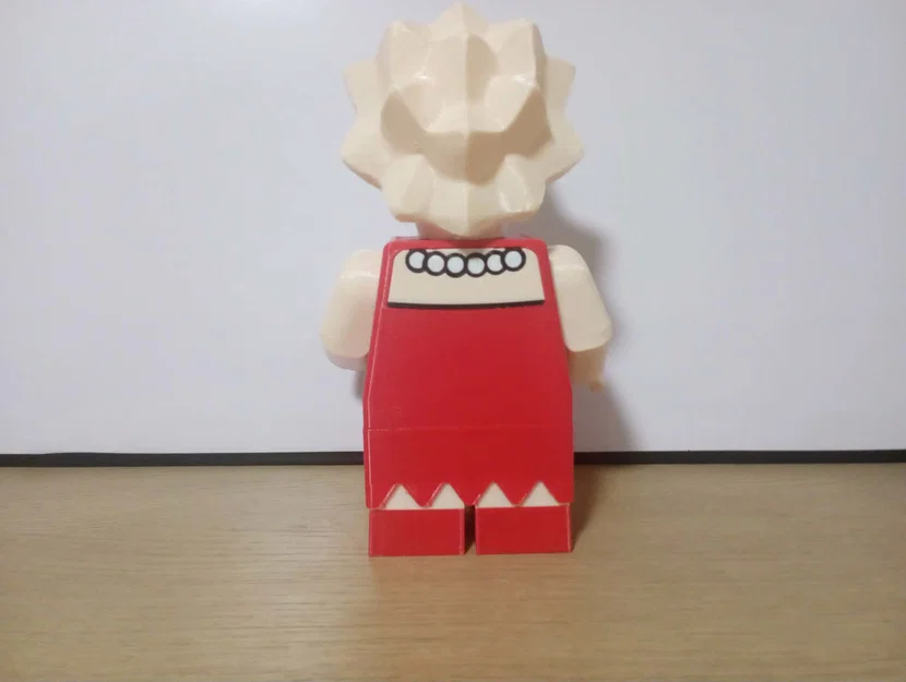 Mô hình Lisa Simpson Giant Minifig - Trang trí in 3D siêu chất - Image 3