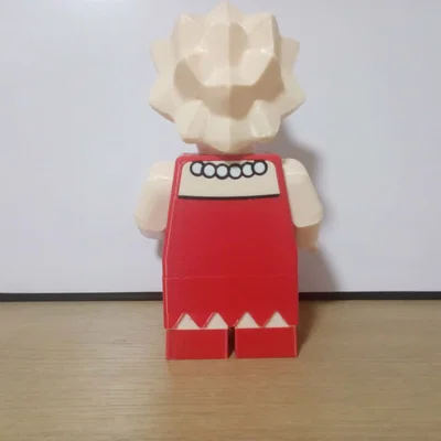 Mô hình Lisa Simpson Giant Minifig - Trang trí in 3D siêu chất