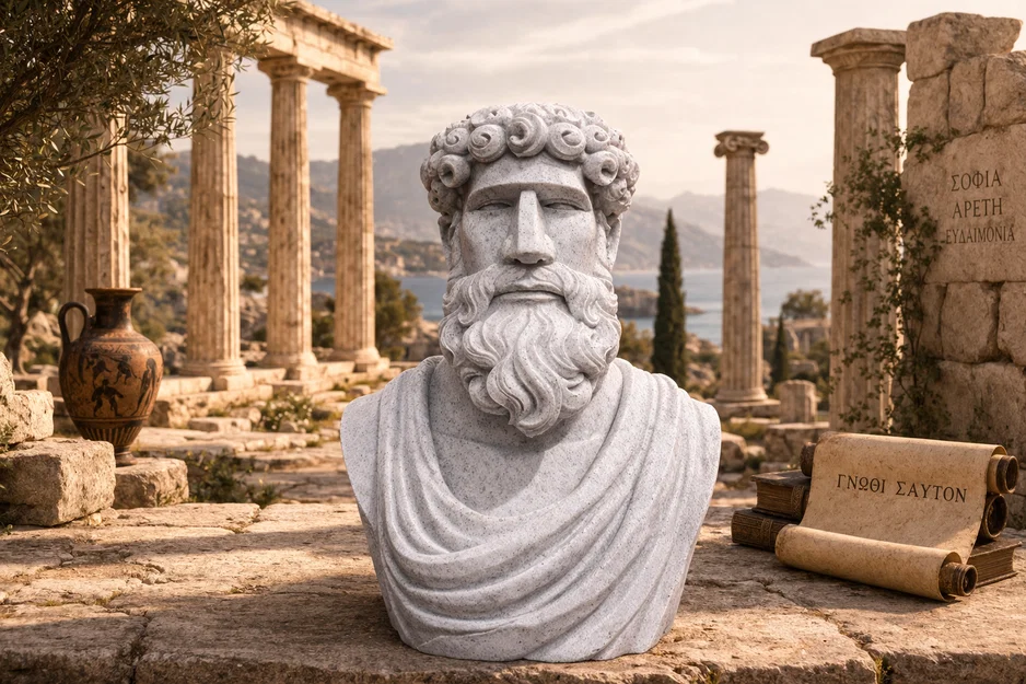 Moai Sophos — Tượng Bán Thân Độc Đáo - Image 1